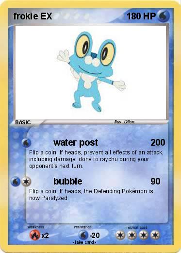 Pokemon frokie EX