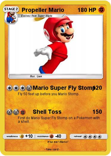 Pokemon Propeller Mario