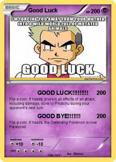 Pokemon Good Luck