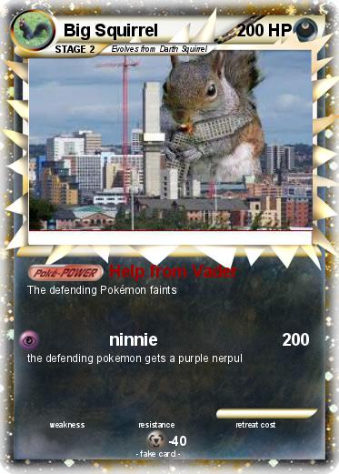 Pokemon Big Squirrel