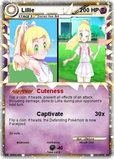 Pokemon Lillie Pokemon Lillie