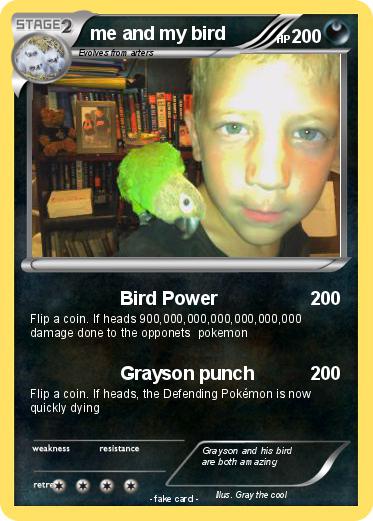 Pokemon me and my bird
