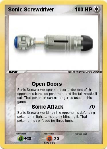 Pokemon Sonic Screwdriver