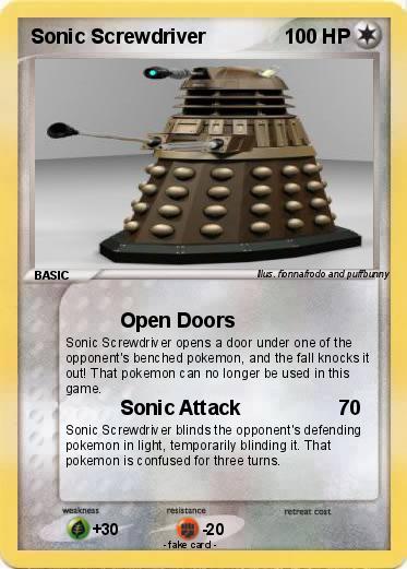 Pokemon Sonic Screwdriver