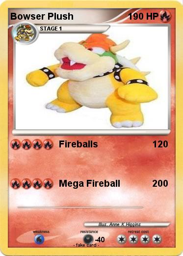 Pokemon Bowser Plush