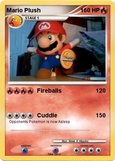 Pokemon Mario Plush