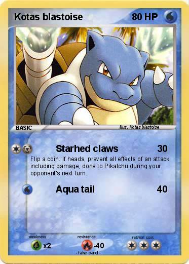 Pokemon Kotas blastoise