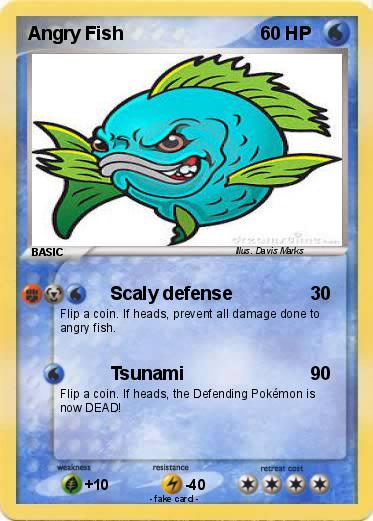 Pokemon Angry Fish
