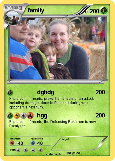 Pokemon family