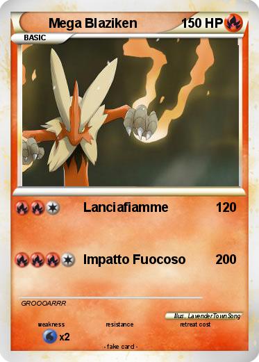 Pokemon Mega Blaziken