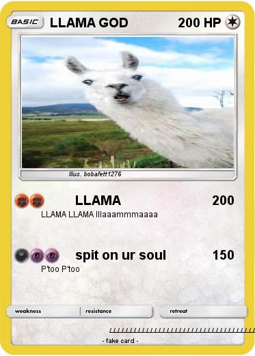 Pokemon LLAMA GOD