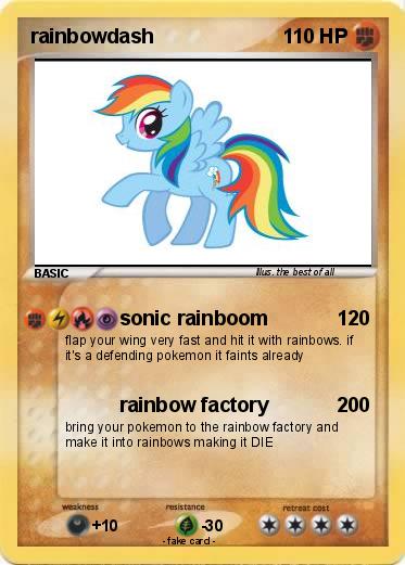 Pokemon rainbowdash