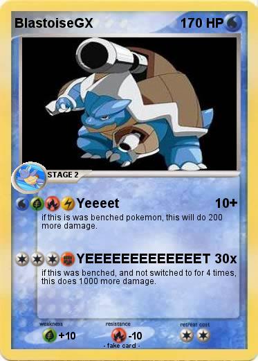 Pokemon BlastoiseGX