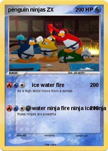 Pokemon penguin ninjas ZX