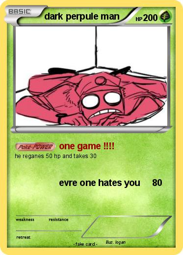 Pokemon dark perpule man