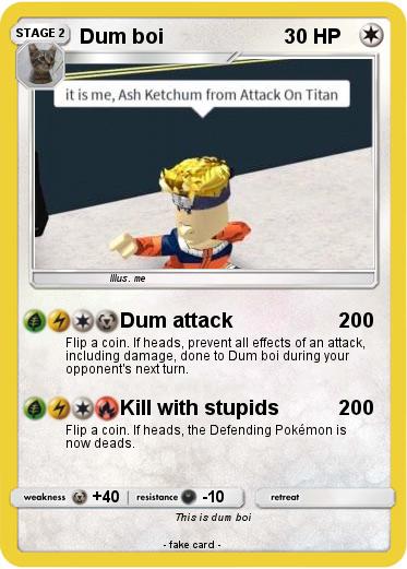 Pokemon Dum boi