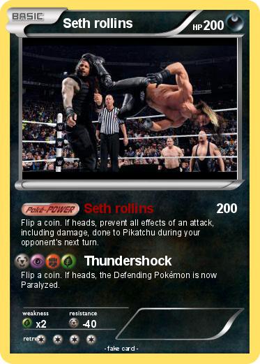 Pokemon Seth rollins