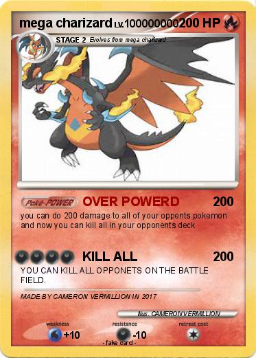 Pokemon mega charizard