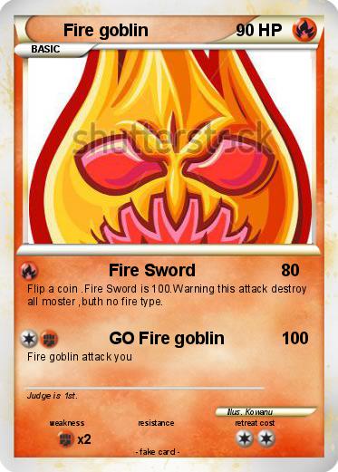 Pokemon Fire goblin