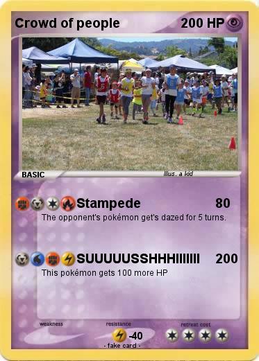 Pokemon Crowd of people