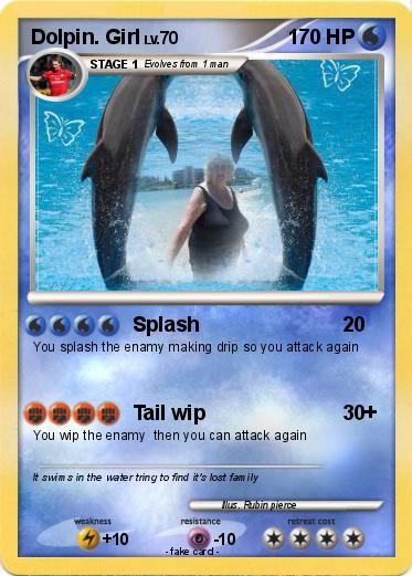 Pokemon Dolpin. Girl