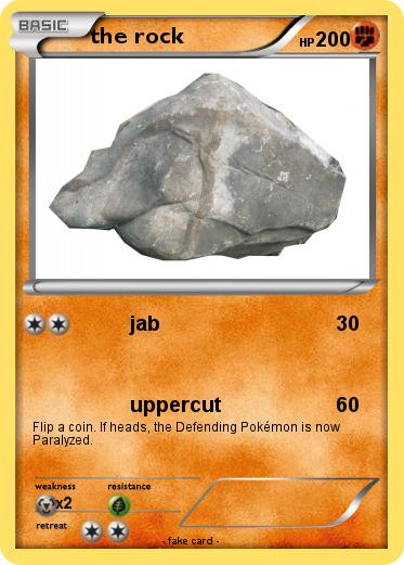 Pokemon the rock