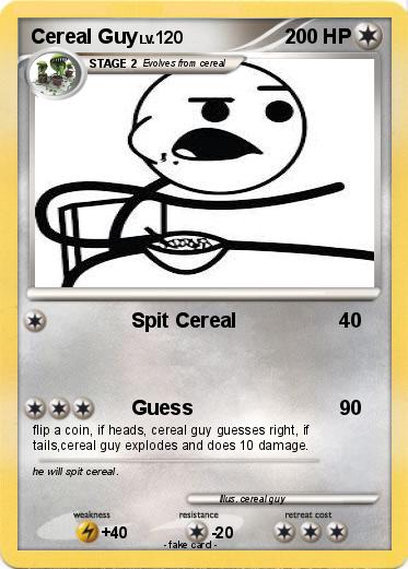 Pokemon Cereal Guy