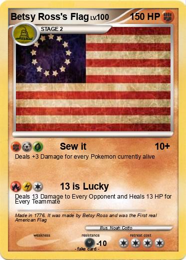 Pokemon Betsy Ross's Flag