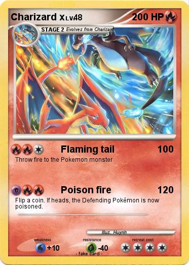 Pokemon Charizard x