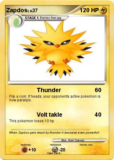 Pokemon Zapdos