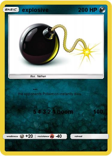 Pokemon explosive