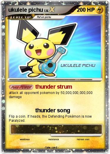 Pokemon ukulele pichu
