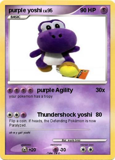 Pokemon purple yoshi