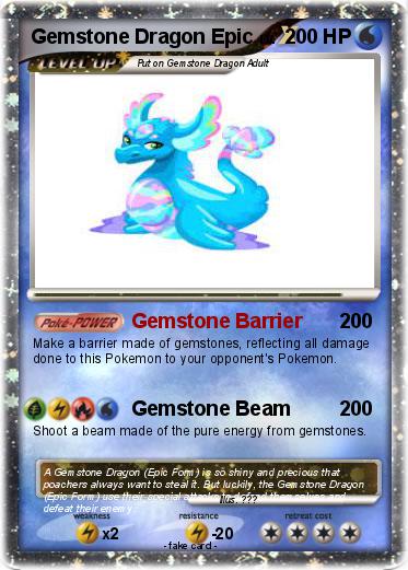 Pokemon Gemstone Dragon Epic