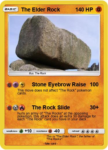 Pokemon The Elder Rock
