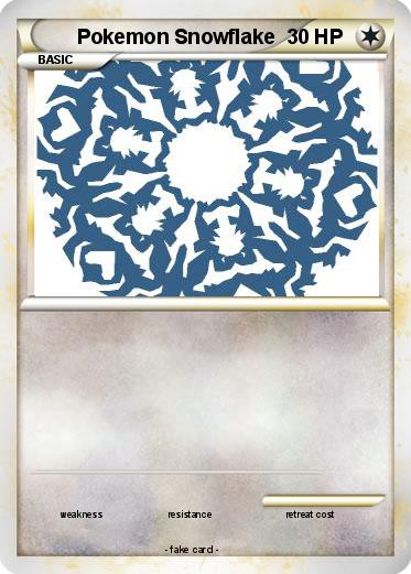 Pokemon Pokemon Snowflake
