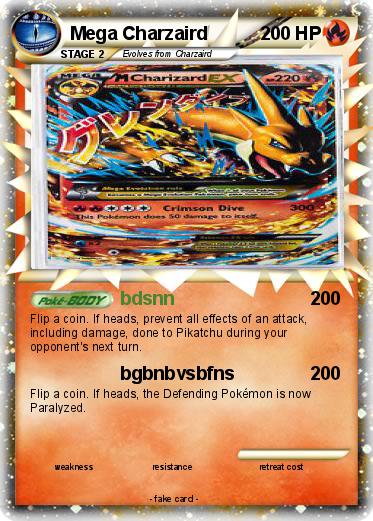 Pokemon Mega Charzaird