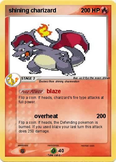 Pokemon shining charizard