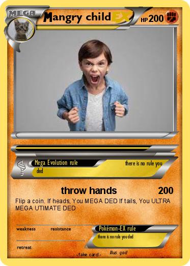 Pokemon angry child