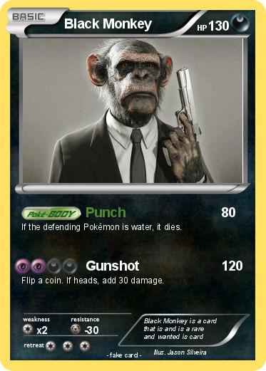 Pokemon Black Monkey