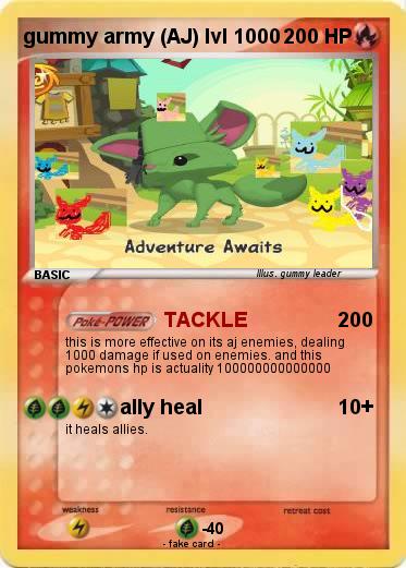 Pokemon gummy army (AJ) lvl 1000
