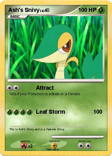 Pokemon Ash's Snivy