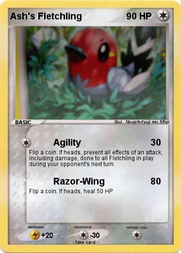 Pokemon Ash's Fletchling