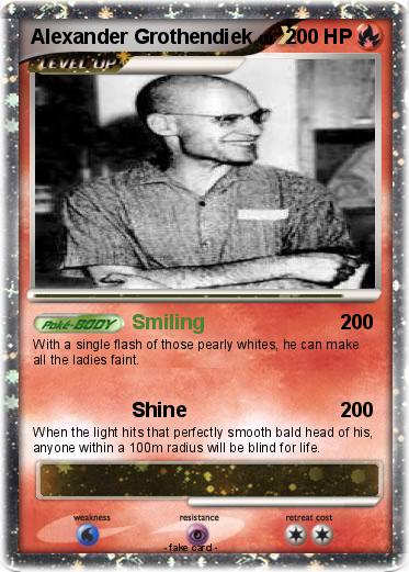 Pokemon Alexander Grothendiek