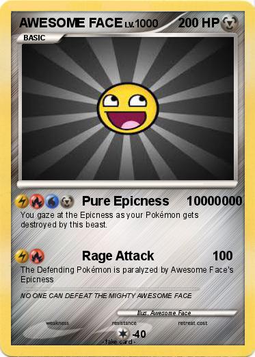 Pokemon AWESOME FACE