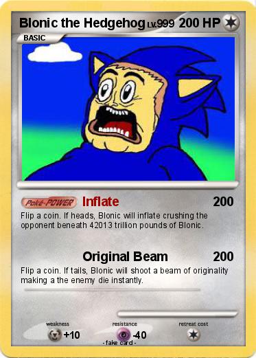 Pokemon Blonic the Hedgehog