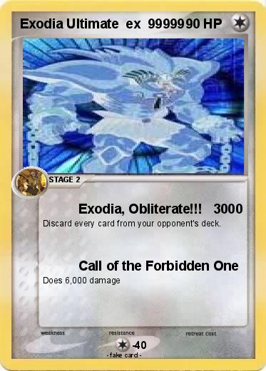 Pokemon Exodia Ultimate  ex  99999