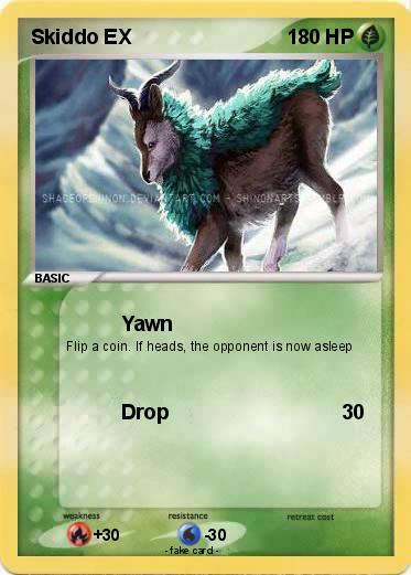 Pokemon Skiddo EX