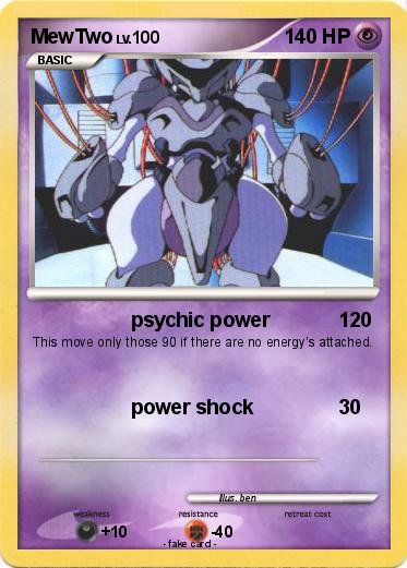 Pokemon MewTwo