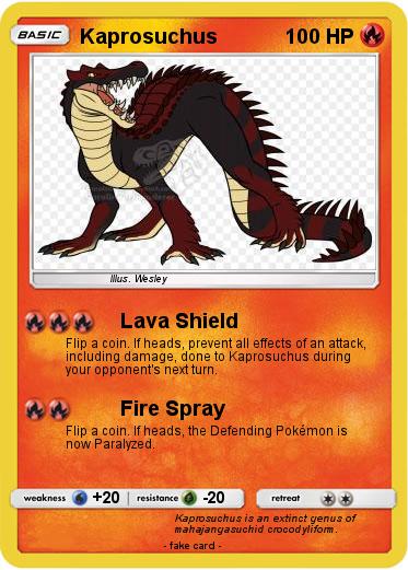 Pokemon Kaprosuchus